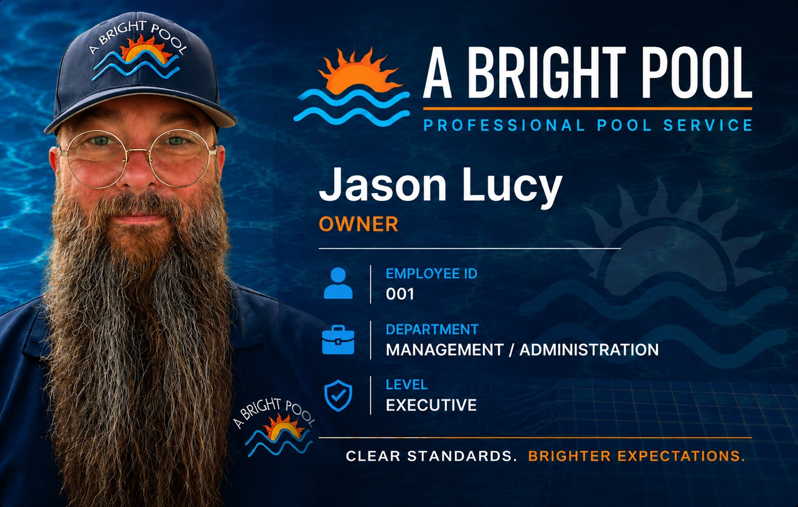 Jason Lucy, owner of A Bright Pool